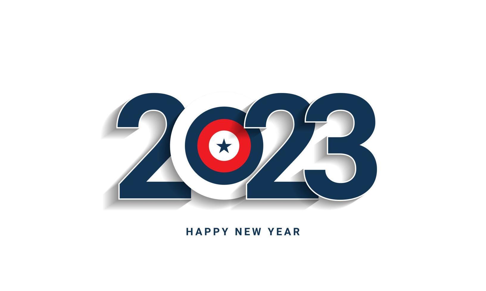 2023 Happy New Year Background Design. vector