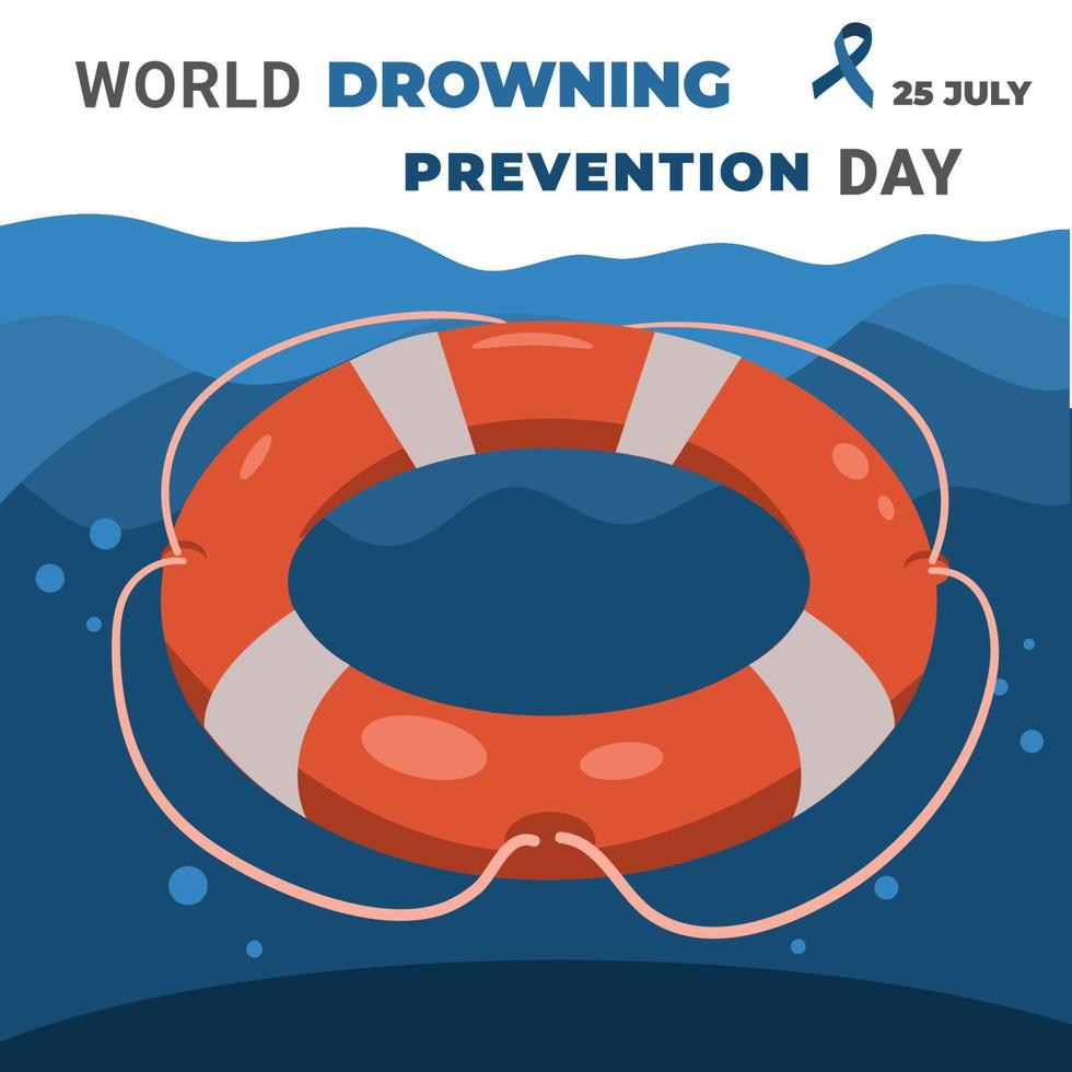 World drowning prevention day illustration 9652709 Vector Art at Vecteezy