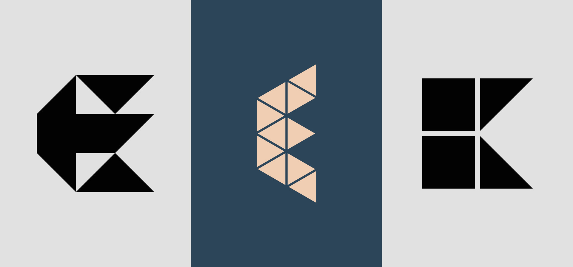 Initial Square Monogram E Logo Designs Bundle. 9652809 Vector Art at ...