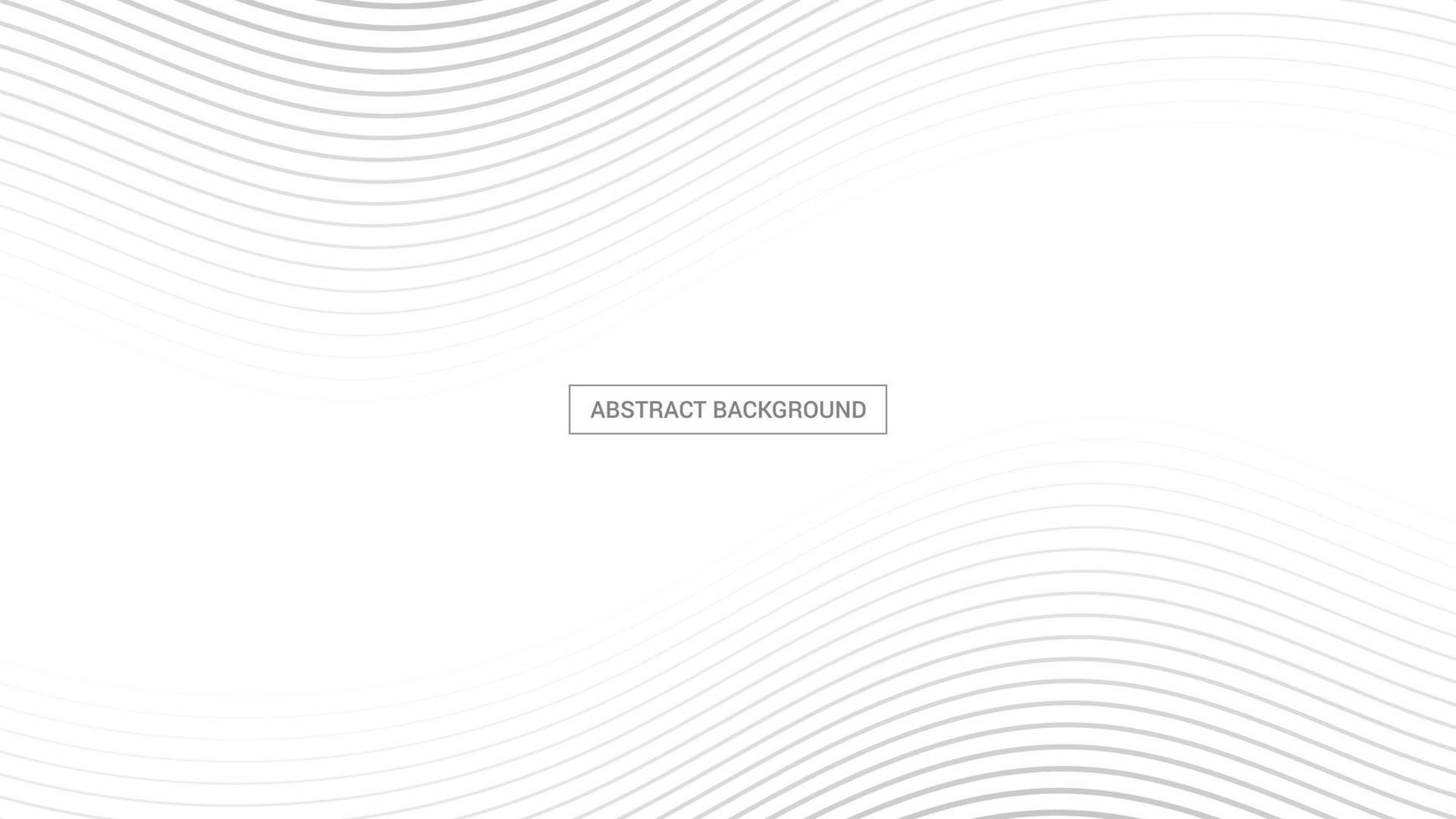 Abstract background gray lines curve white background vector