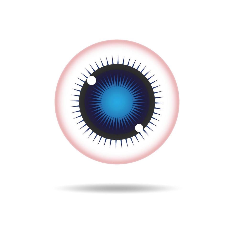 diseño de logotipo vectorial para el cuidado de los ojos. símbolo de icono de visión aislado vector