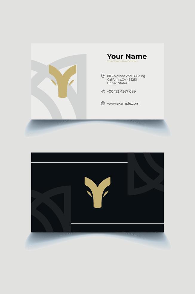 Business card design vector
