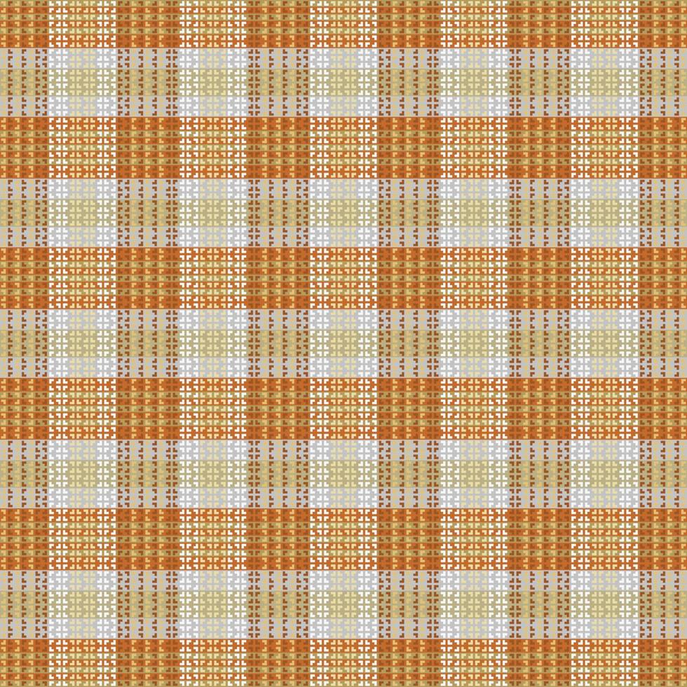 Tartan plaid pattern with texture and coffee color. vector
