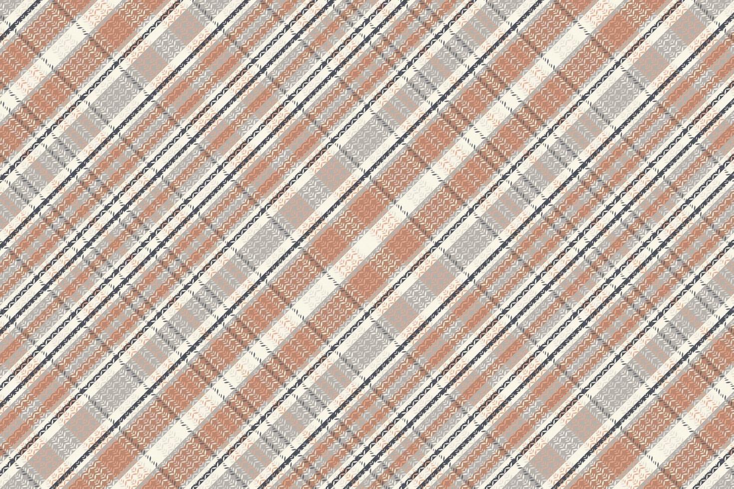 Tartan plaid pattern with texture and coffee color. vector