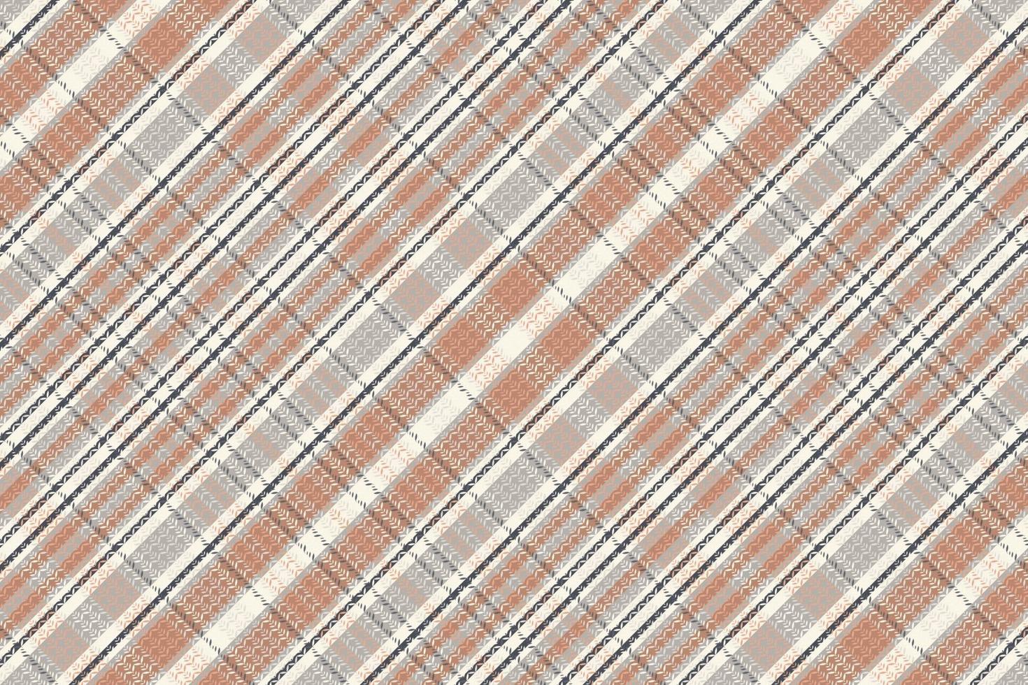 Tartan plaid pattern with texture and coffee color. vector