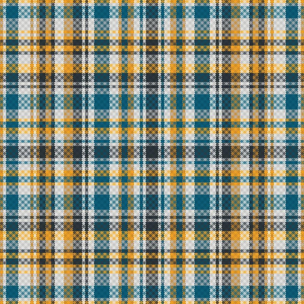 Tartan plaid pattern with texture and retro color. 9653732 Vector Art ...