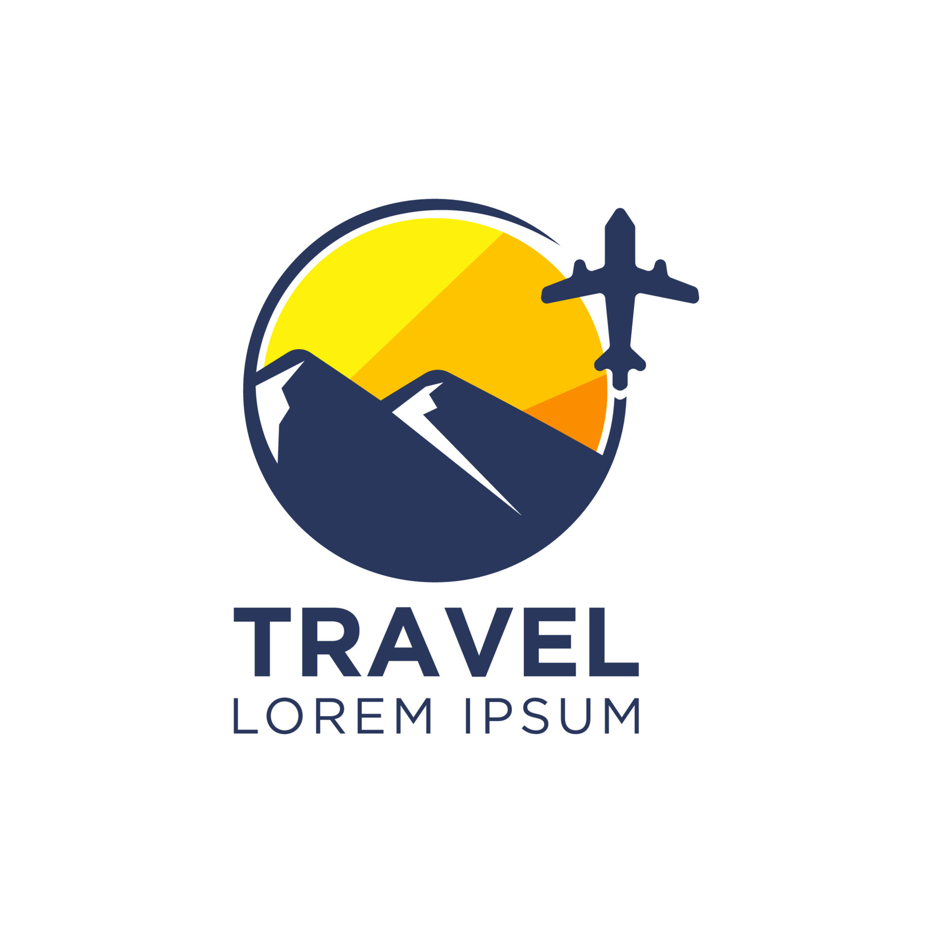 Modern and professional travel logo 9653848 Vector Art at Vecteezy