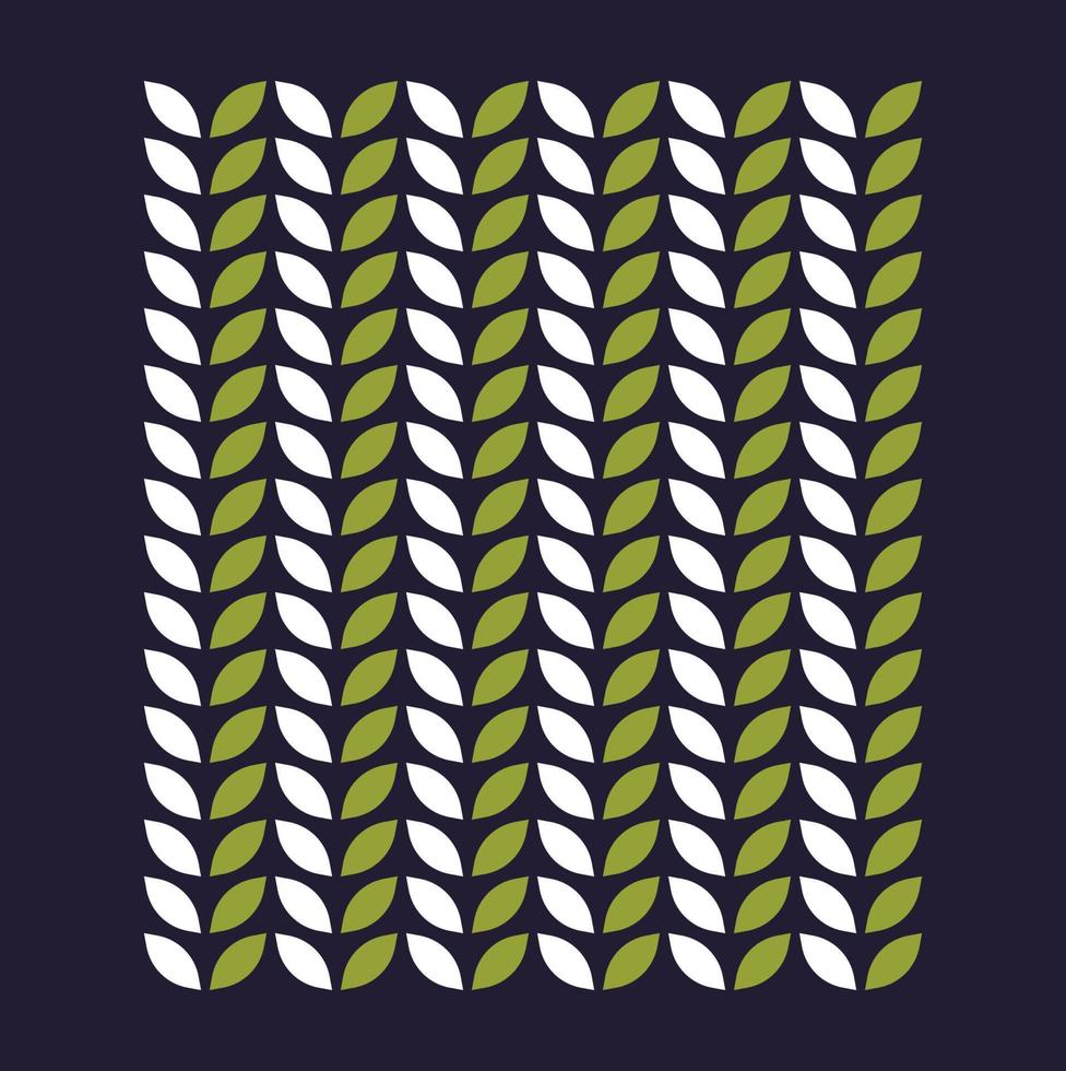 Flat style seamless leaf pattern and pastel colors texture flat vector illustration.
