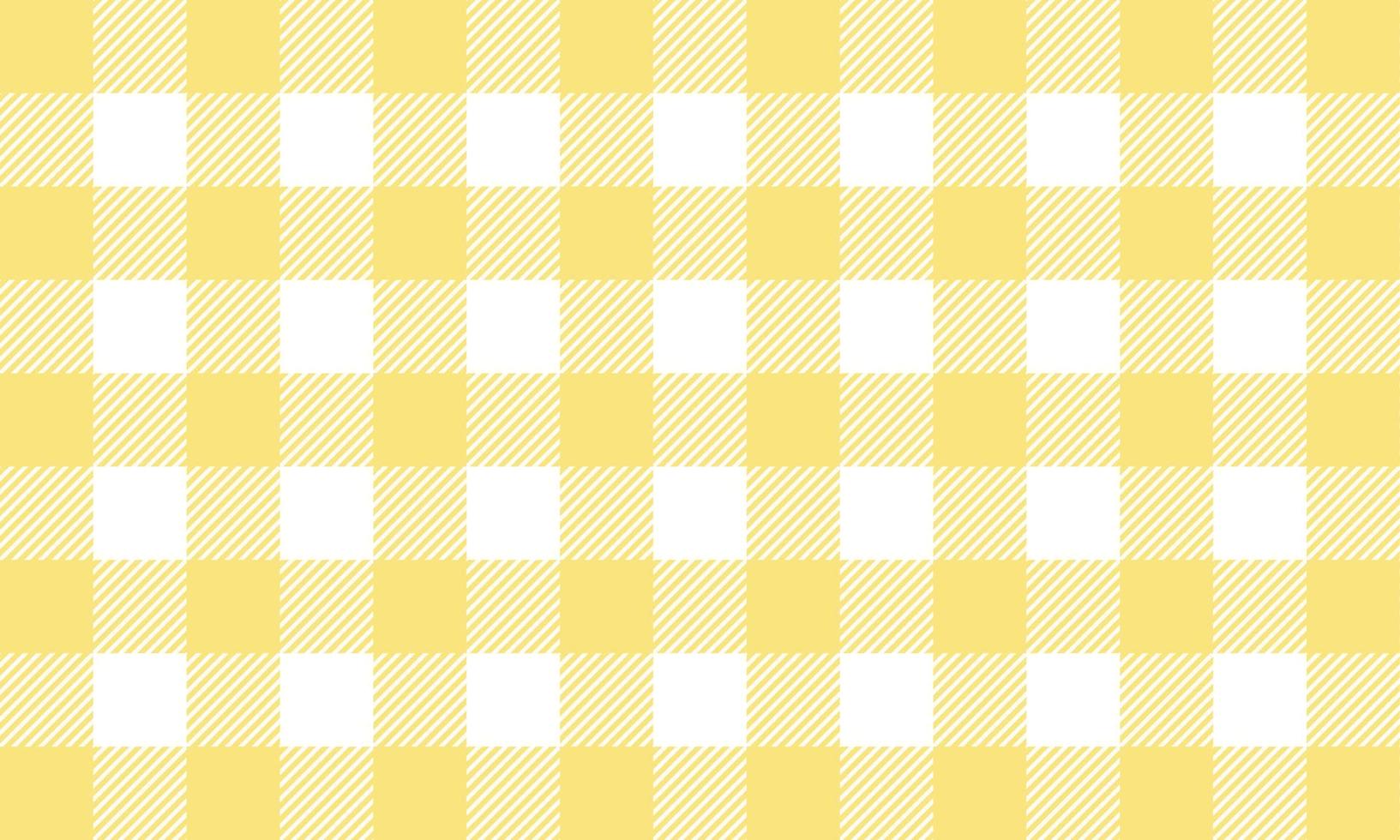 Red white gingham pattern and fabric vintage design flat vector illustration.