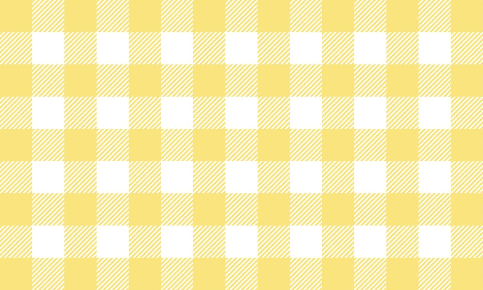 Red white gingham pattern and fabric vintage design flat vector illustration.