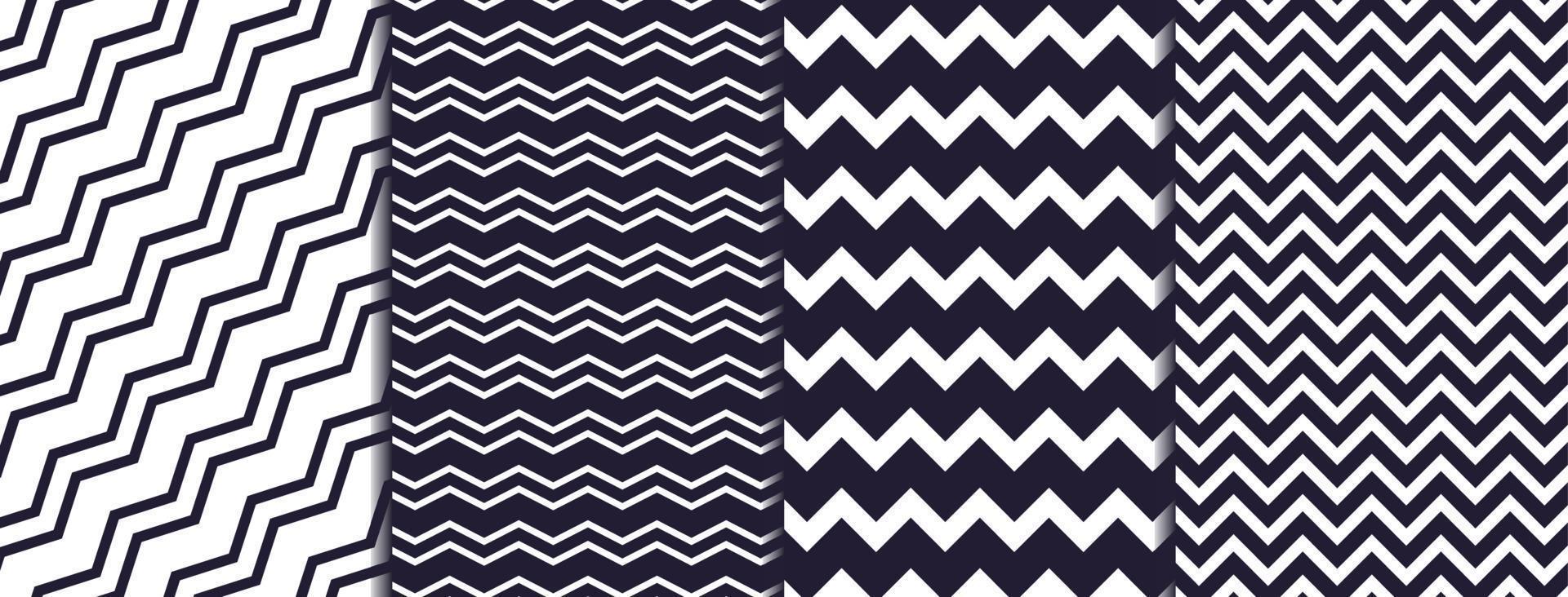 Chevron minimal lines and seamless pattern flat vector illustration.