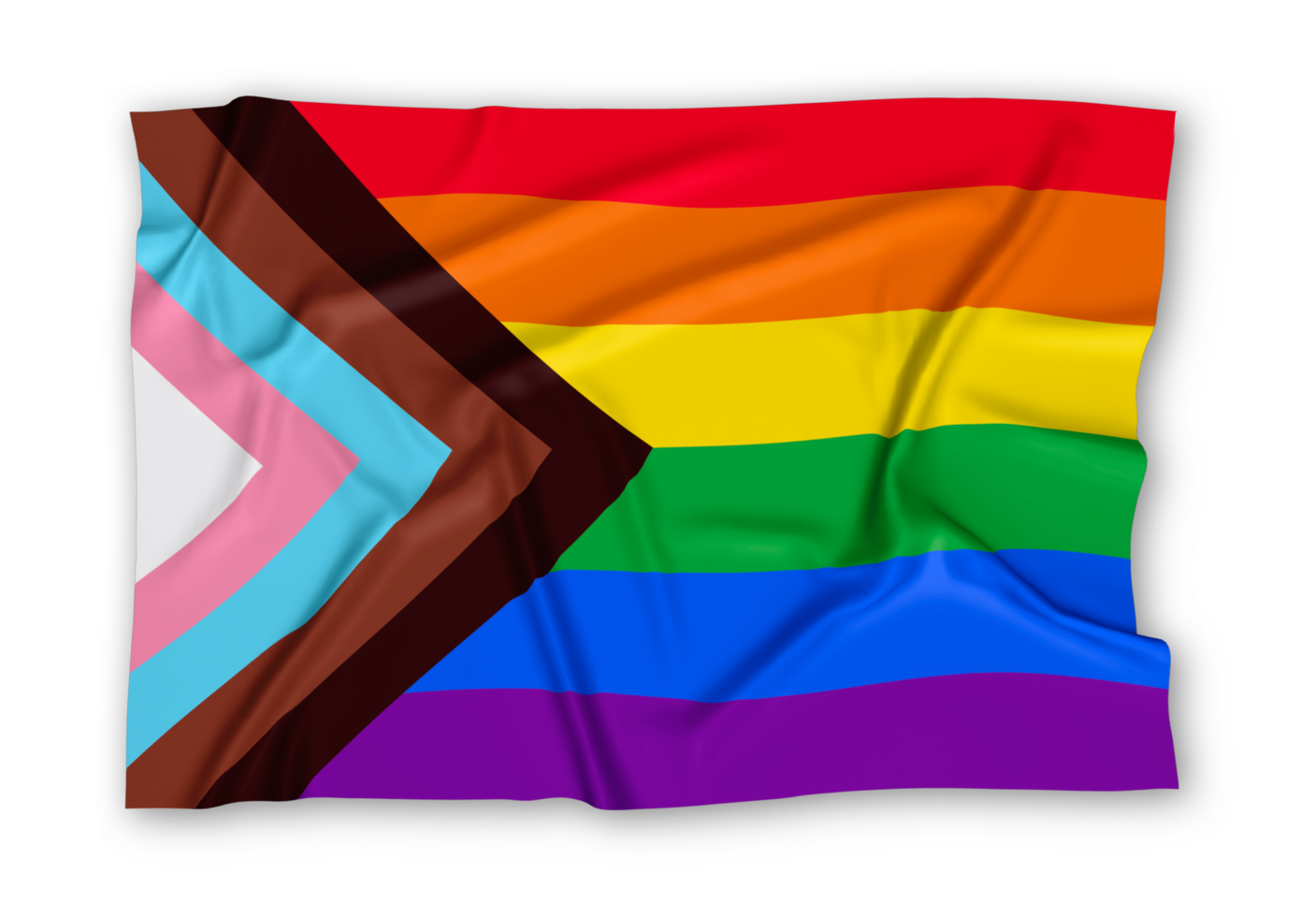 bandeira do orgulho gay realista png