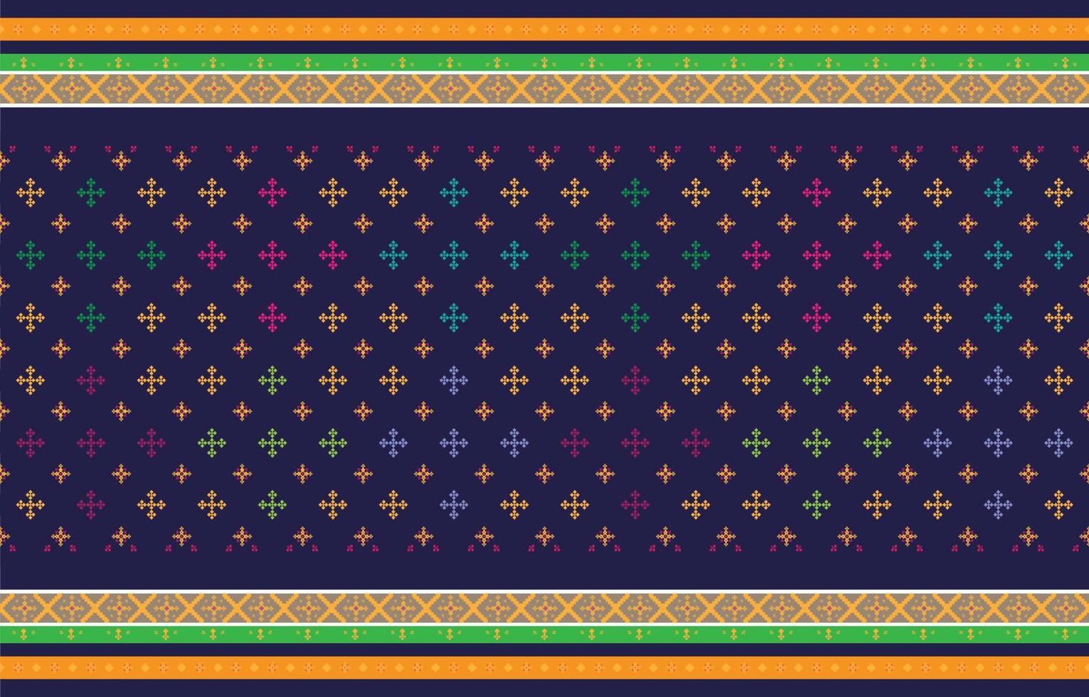 Abstract geometric and tribal patterns, usage design local fabric patterns, and Design inspired by indigenous tribes. geometric Vector illustration