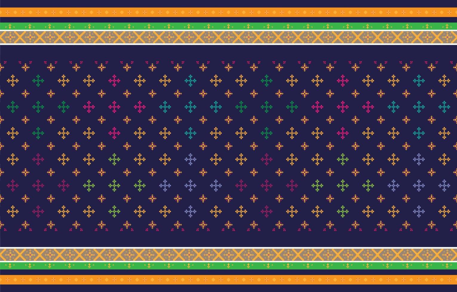 Abstract geometric and tribal patterns, usage design local fabric patterns, and Design inspired by indigenous tribes. geometric Vector illustration