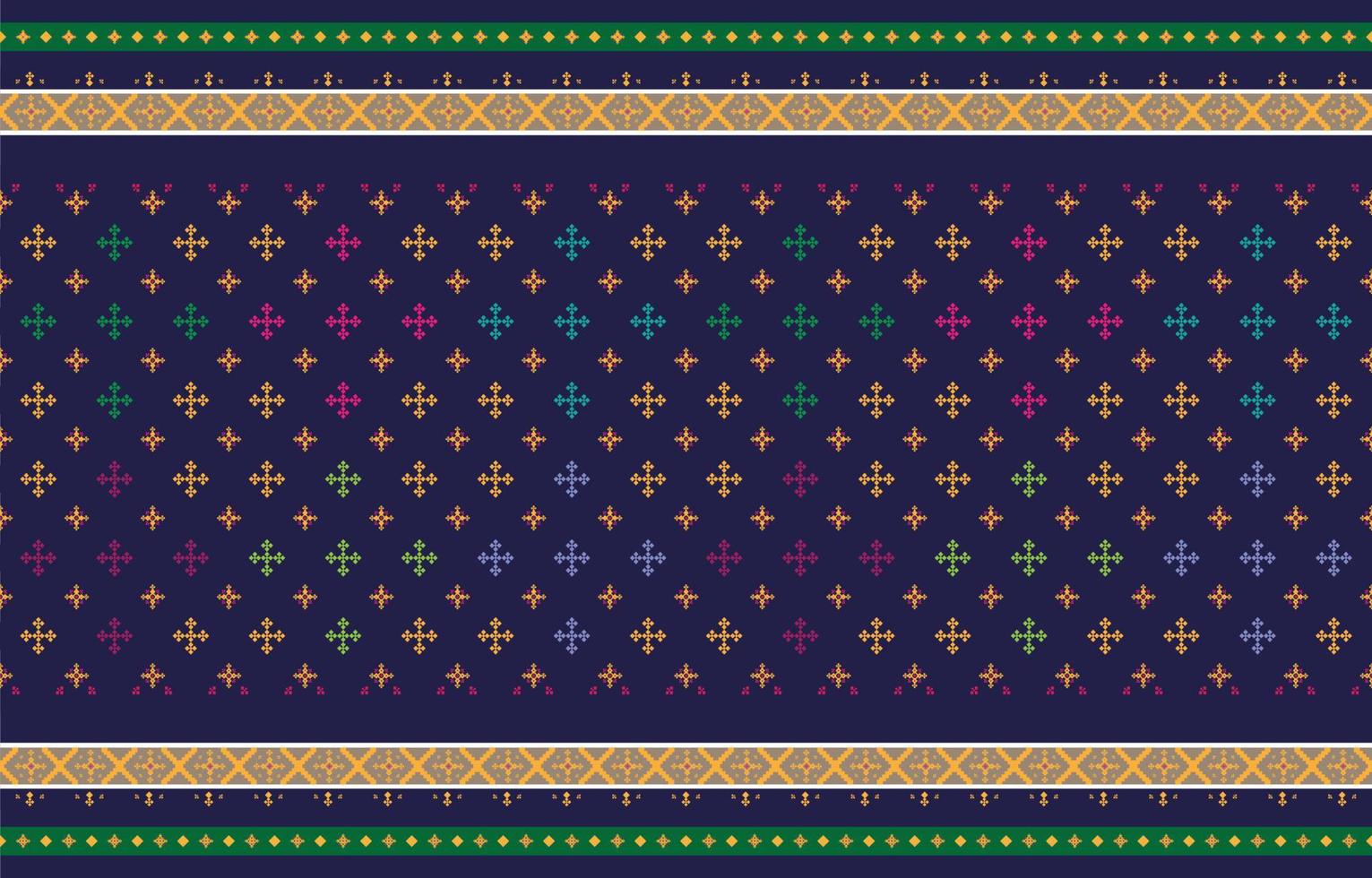 Abstract geometric and tribal patterns, usage design local fabric patterns, and Design inspired by indigenous tribes. geometric Vector illustration