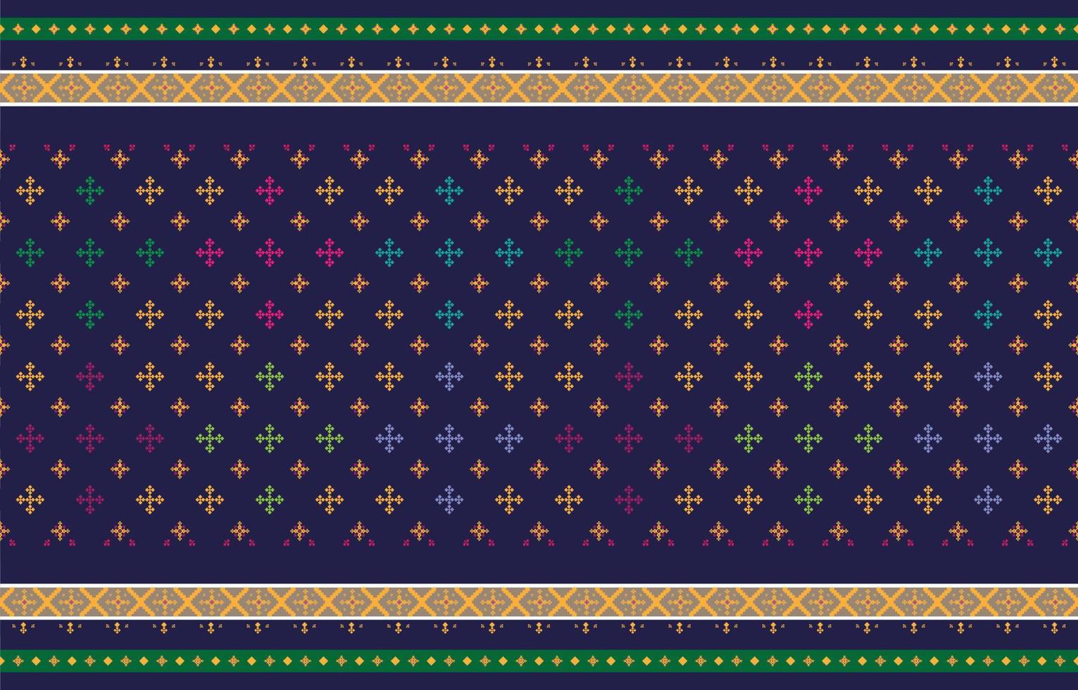 Abstract geometric and tribal patterns, usage design local fabric patterns, and Design inspired by indigenous tribes. geometric Vector illustration