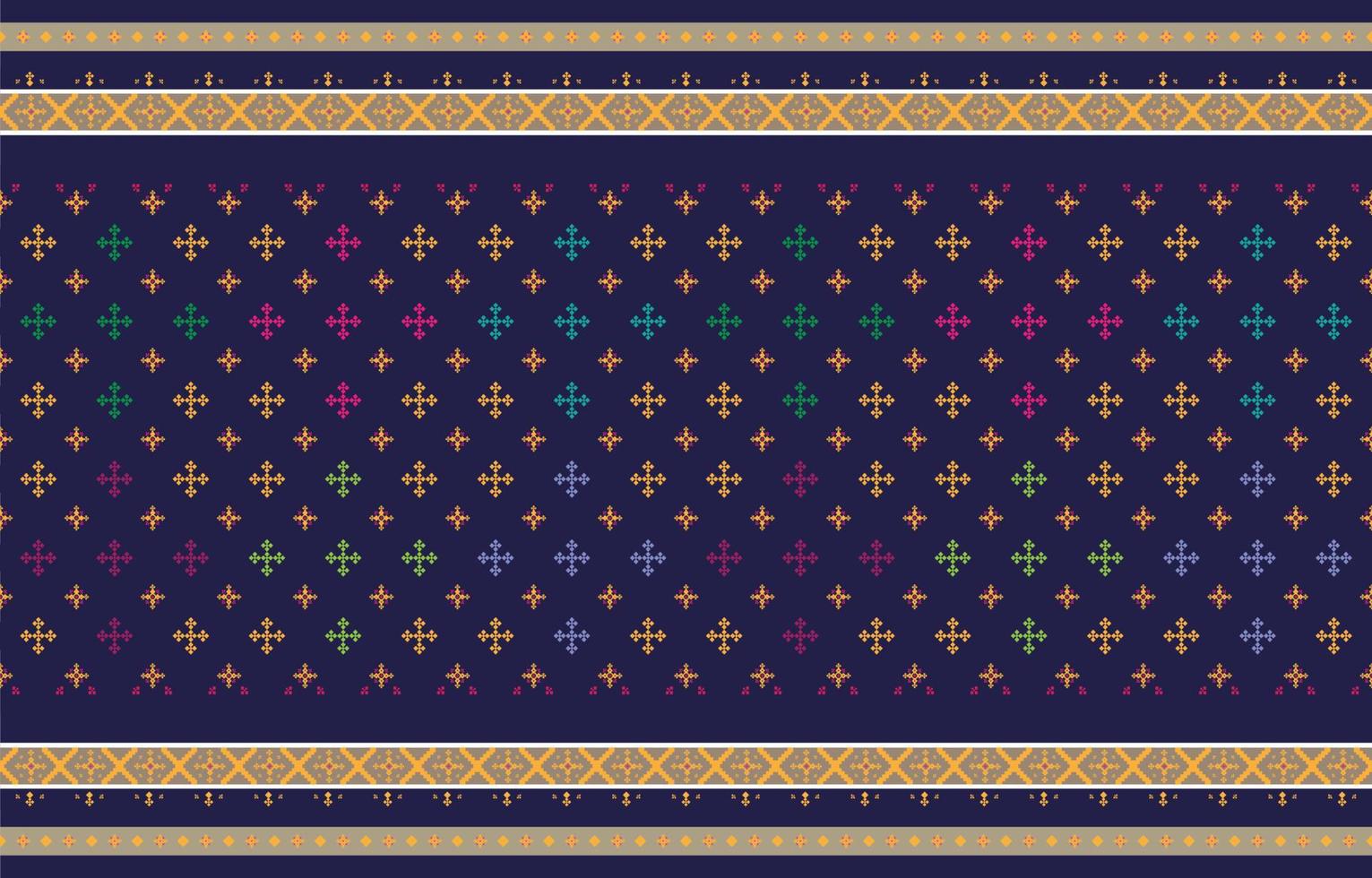 Abstract geometric and tribal patterns, usage design local fabric patterns, and Design inspired by indigenous tribes. geometric Vector illustration