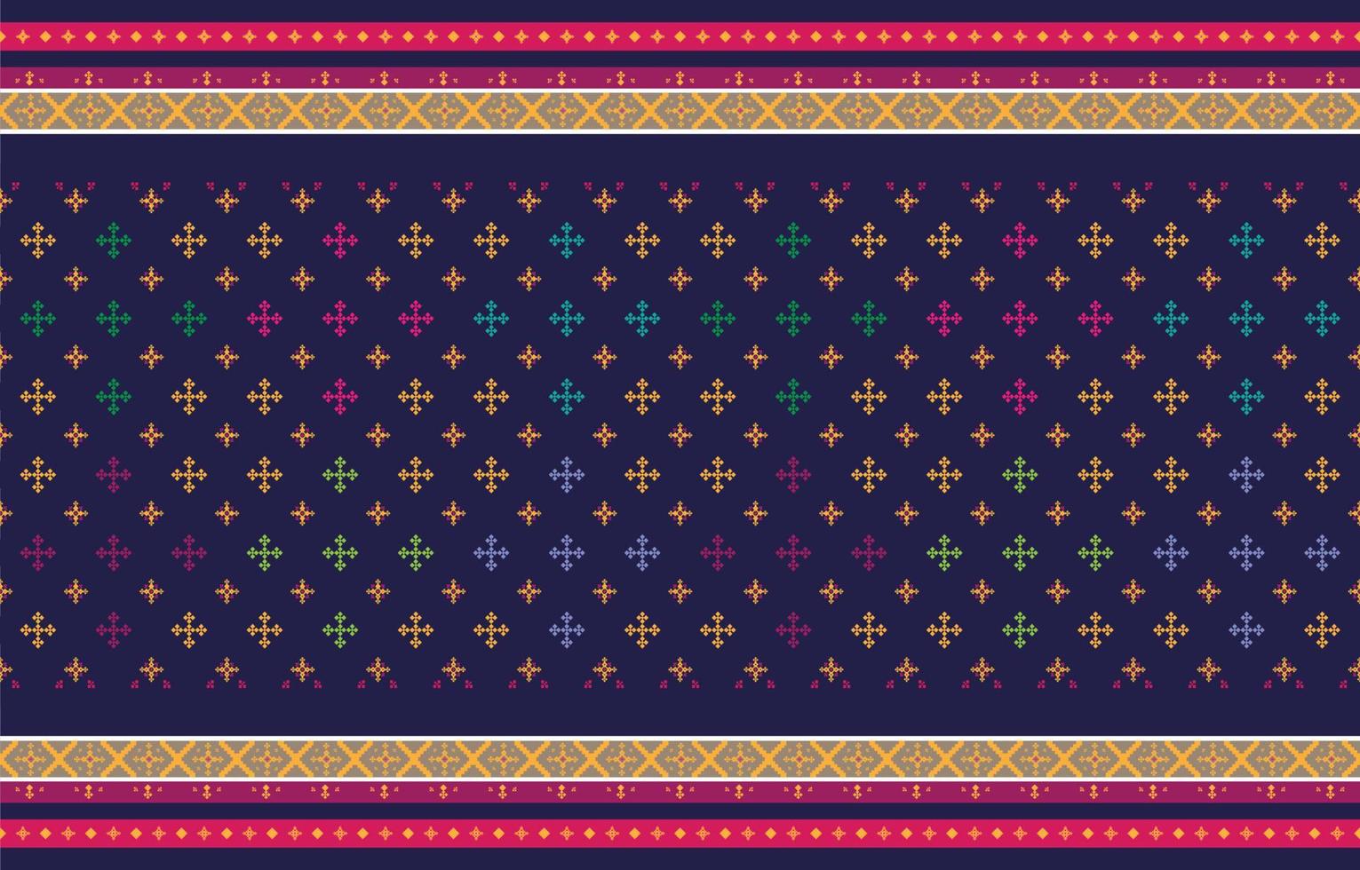 Abstract geometric and tribal patterns, usage design local fabric patterns, and Design inspired by indigenous tribes. geometric Vector illustration