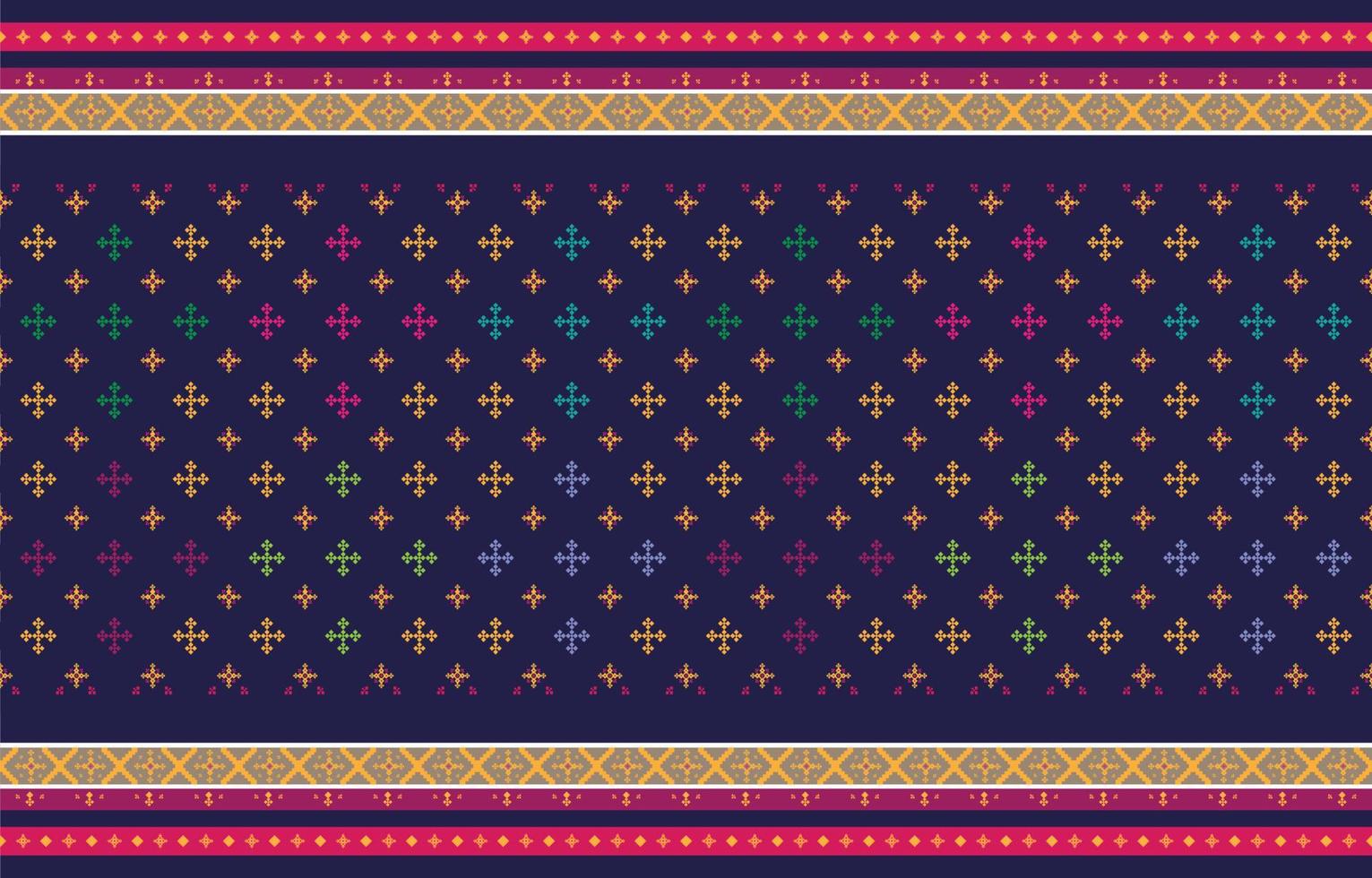 Abstract geometric and tribal patterns, usage design local fabric patterns, and Design inspired by indigenous tribes. geometric Vector illustration
