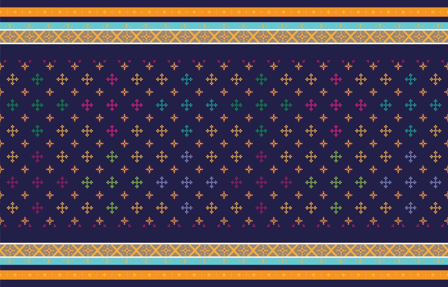 Abstract geometric and tribal patterns, usage design local fabric patterns, and Design inspired by indigenous tribes. geometric Vector illustration