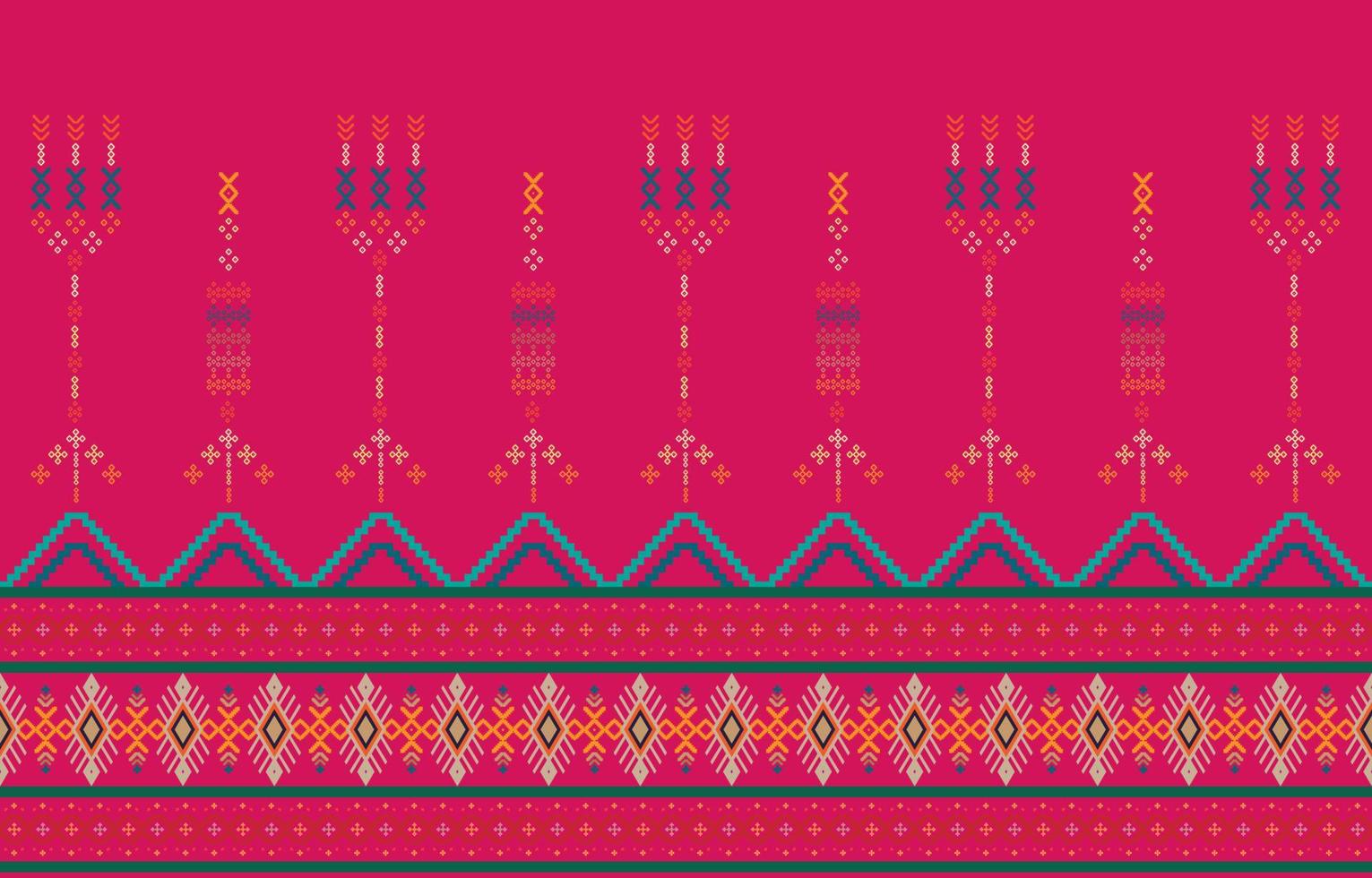 Geometric ethnic oriental pattern traditional Design for clothing, abstract geometric and tribal patterns, usage design local fabric patterns, and Design inspired by indigenous tribes vector