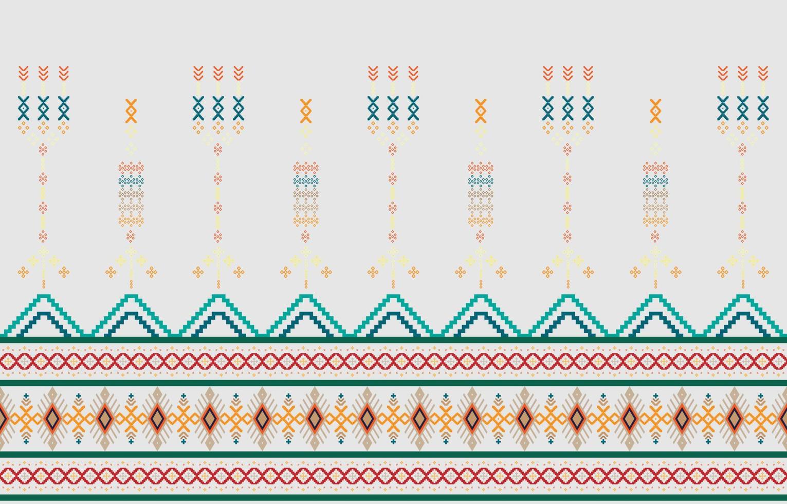 Geometric ethnic oriental pattern traditional Design for clothing, abstract geometric and tribal patterns, usage design local fabric patterns, and Design inspired by indigenous tribes vector
