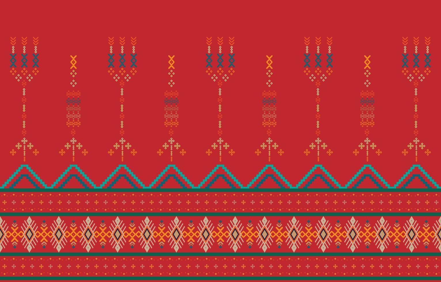 Geometric ethnic oriental pattern traditional Design for clothing, abstract geometric and tribal patterns, usage design local fabric patterns, and Design inspired by indigenous tribes vector