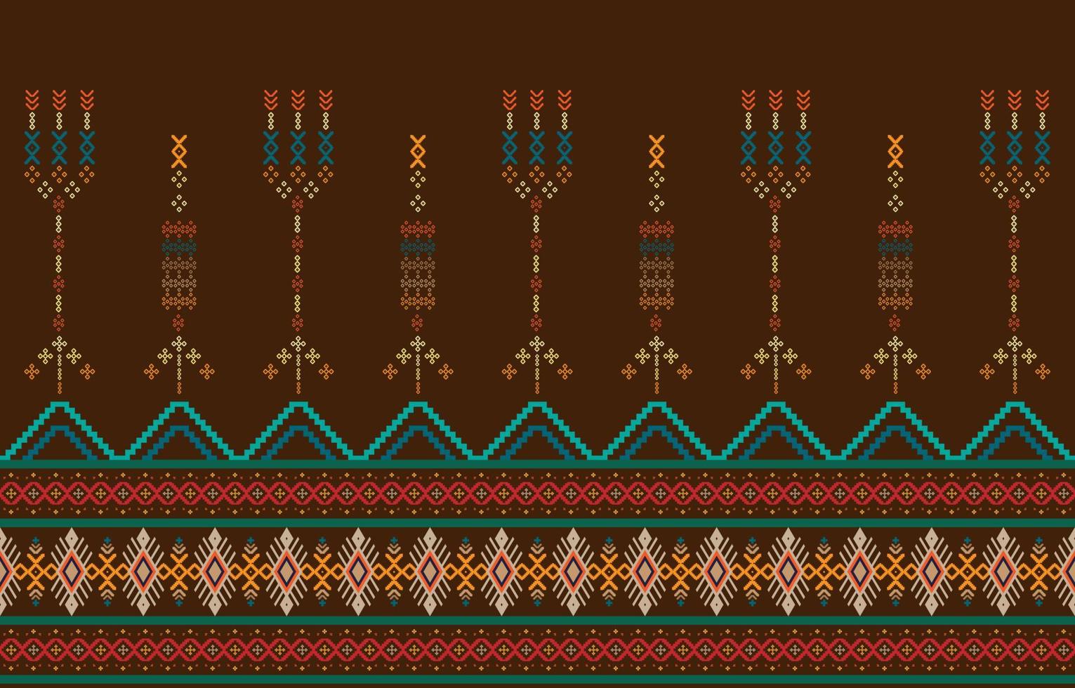 Geometric ethnic oriental pattern traditional Design for clothing, abstract geometric and tribal patterns, usage design local fabric patterns, and Design inspired by indigenous tribes vector