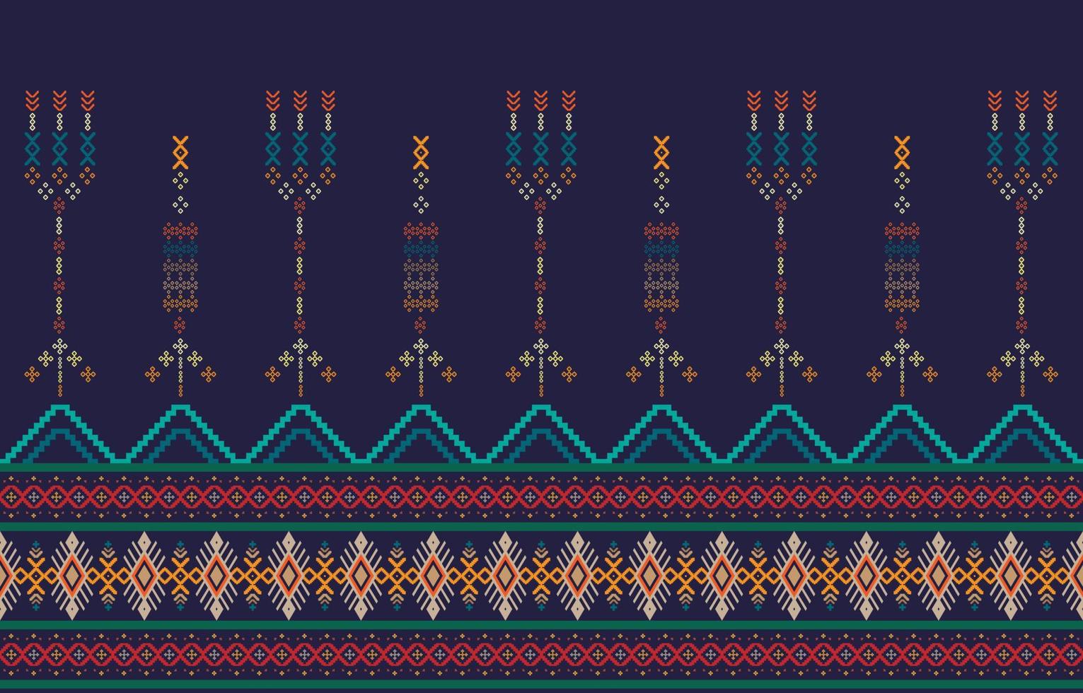 Geometric ethnic oriental pattern traditional Design for clothing, abstract geometric and tribal patterns, usage design local fabric patterns, and Design inspired by indigenous tribes vector