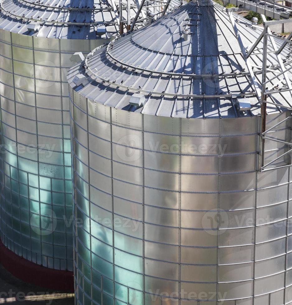 large barrel silos photo