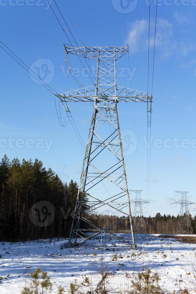 power lines close up photo