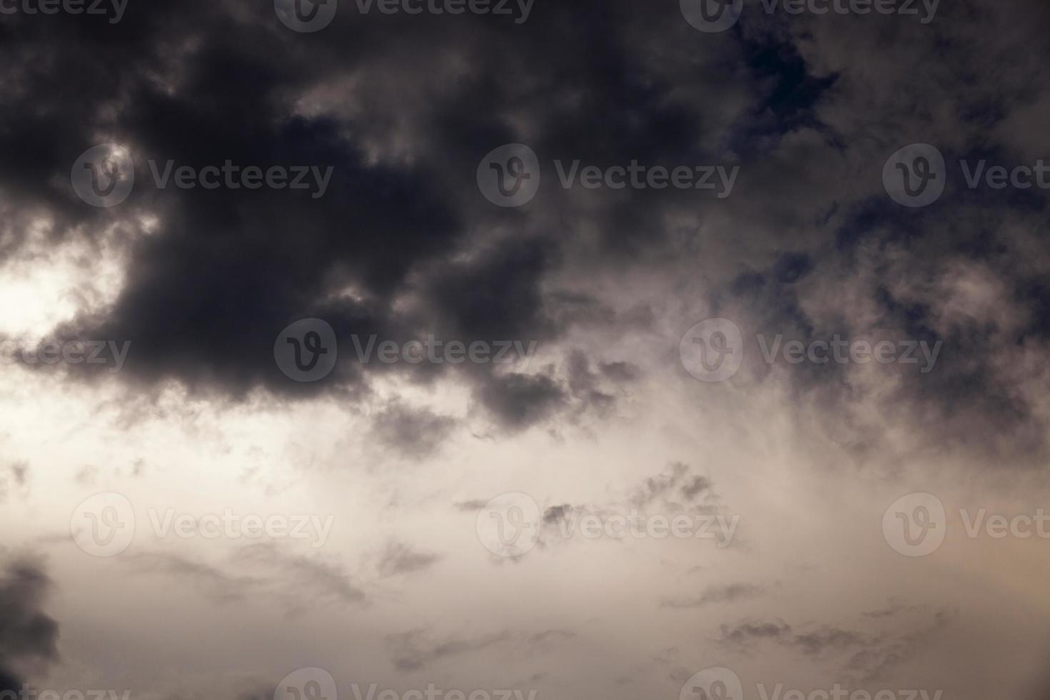 night sky ,  with clouds photo