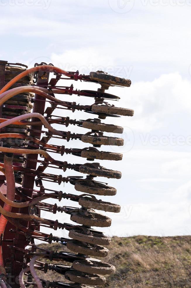 tractor wheels   for planting photo