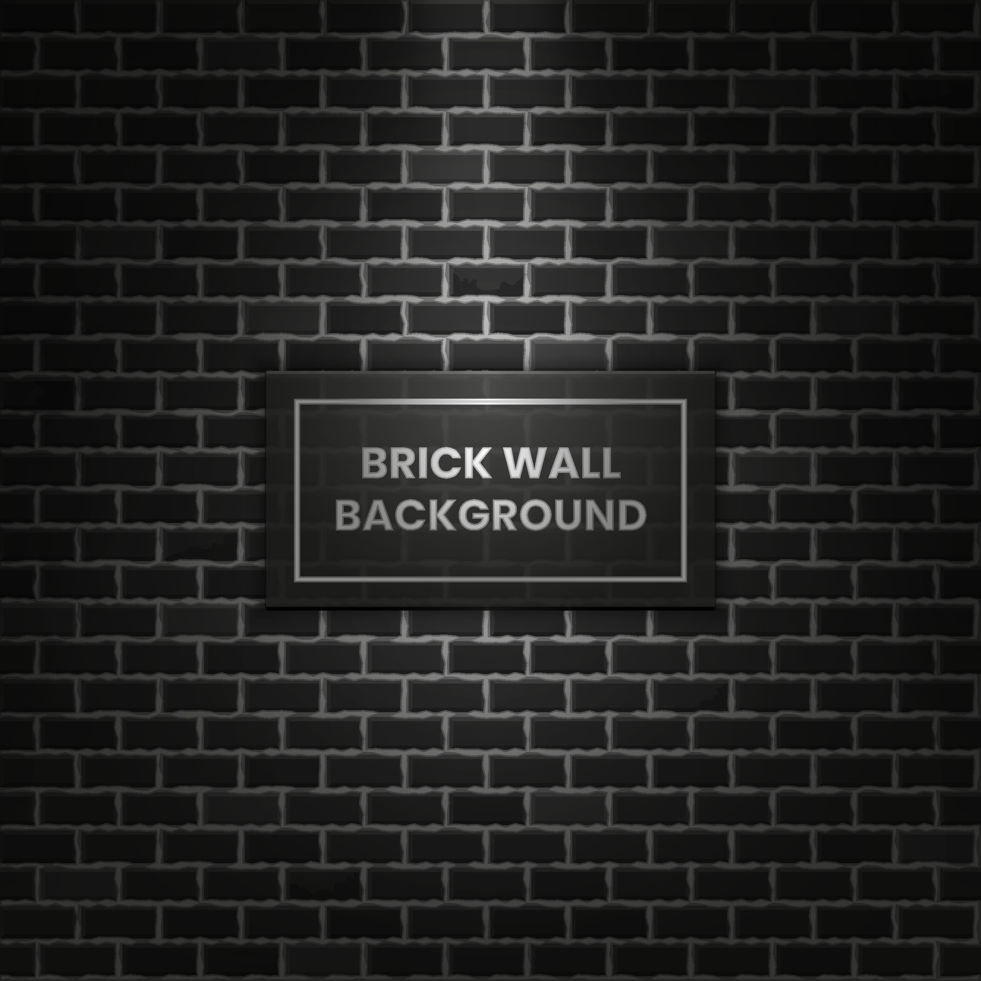 Beautiful realistic dark night gray block brick wall with ray of light  pattern texture background. Black seamless vector backdrop illustration for  continuous replicate. 9656794 Vector Art at Vecteezy