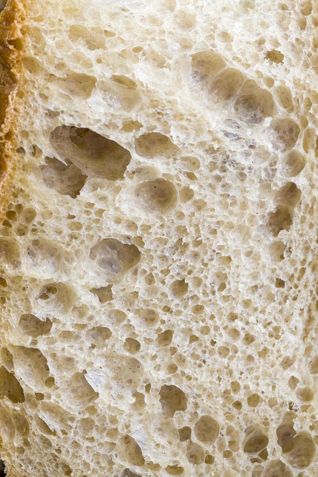 Bread crumb, close up photo