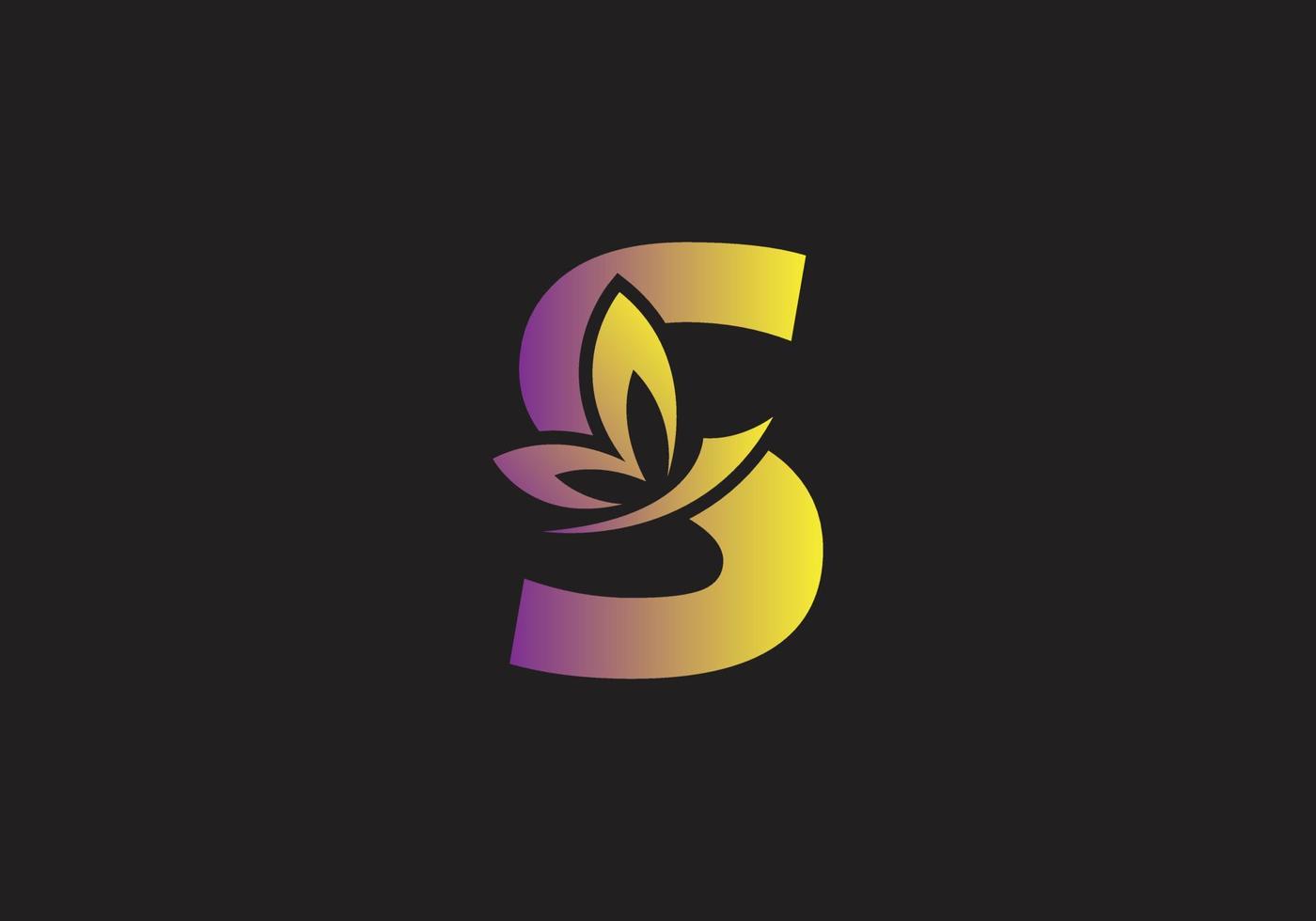 this is a letter text design for your business vector