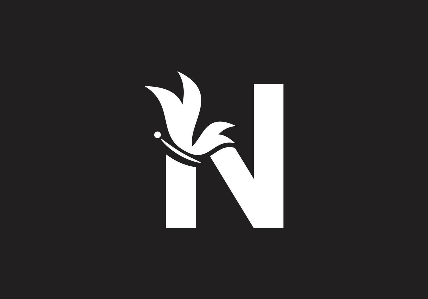 this is a letter icon for text logo design vector