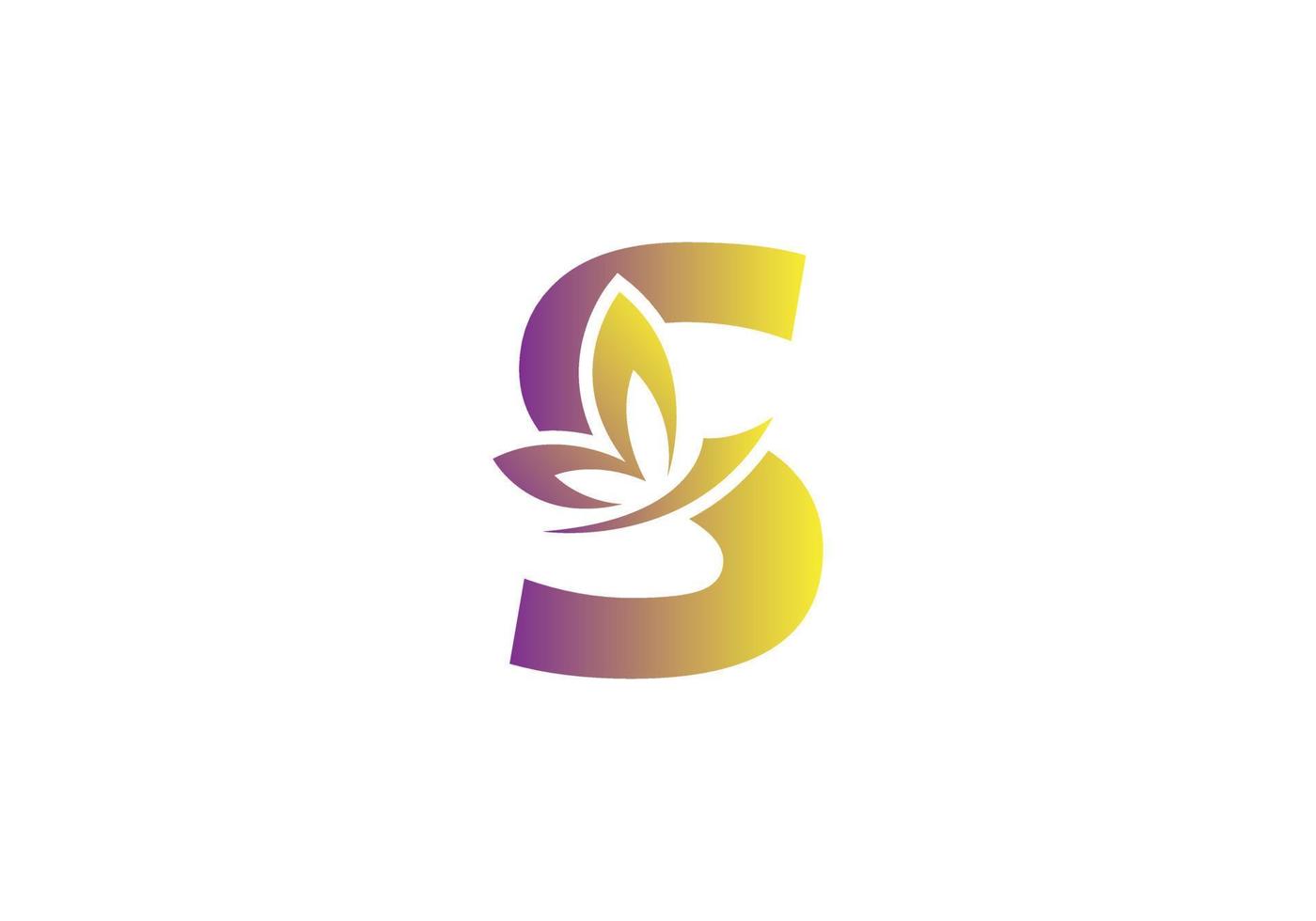 this is a letter text design for your business vector