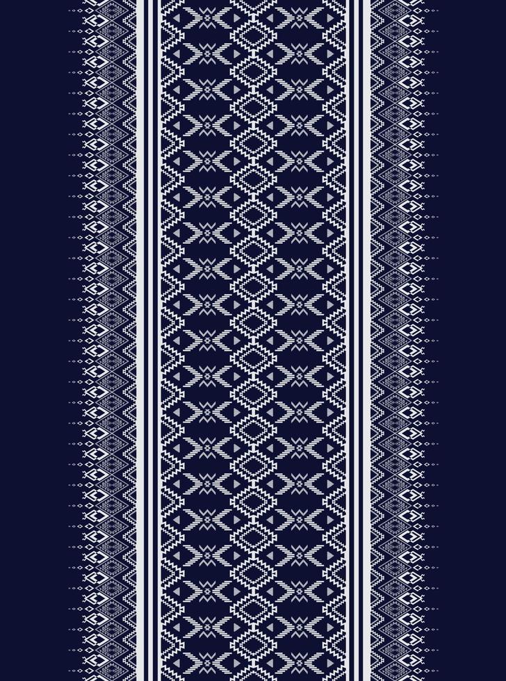 un diseño de patrón étnico geométrico tradicional, una textura utilizada para la falda, la alfombra, el papel pintado, la ropa, el envoltorio, el batik, la tela, la ropa, la moda, la camisa y la ilustración vectorial vector