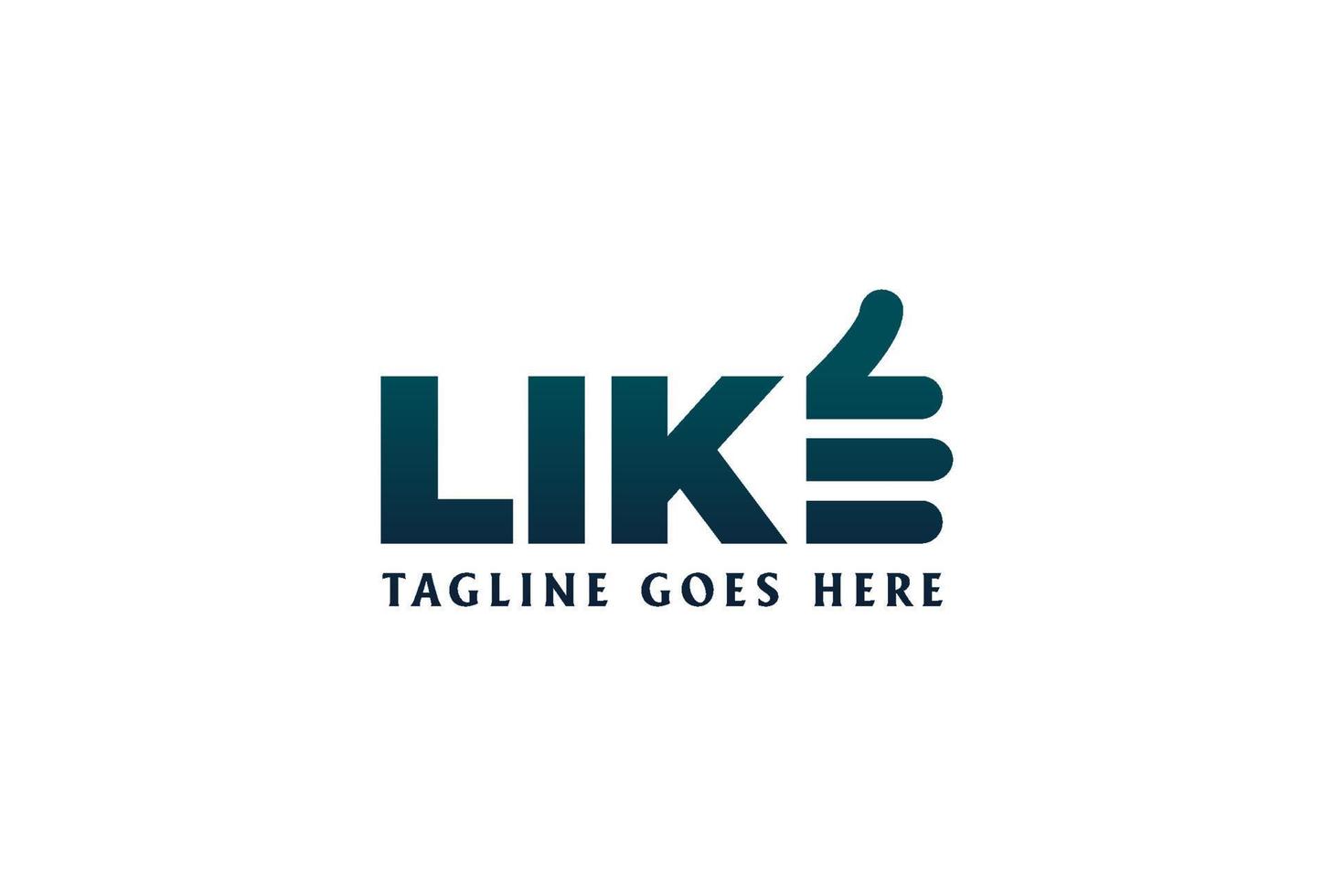 Like Type Word Text Font Typography Symbol Logo Design Vector