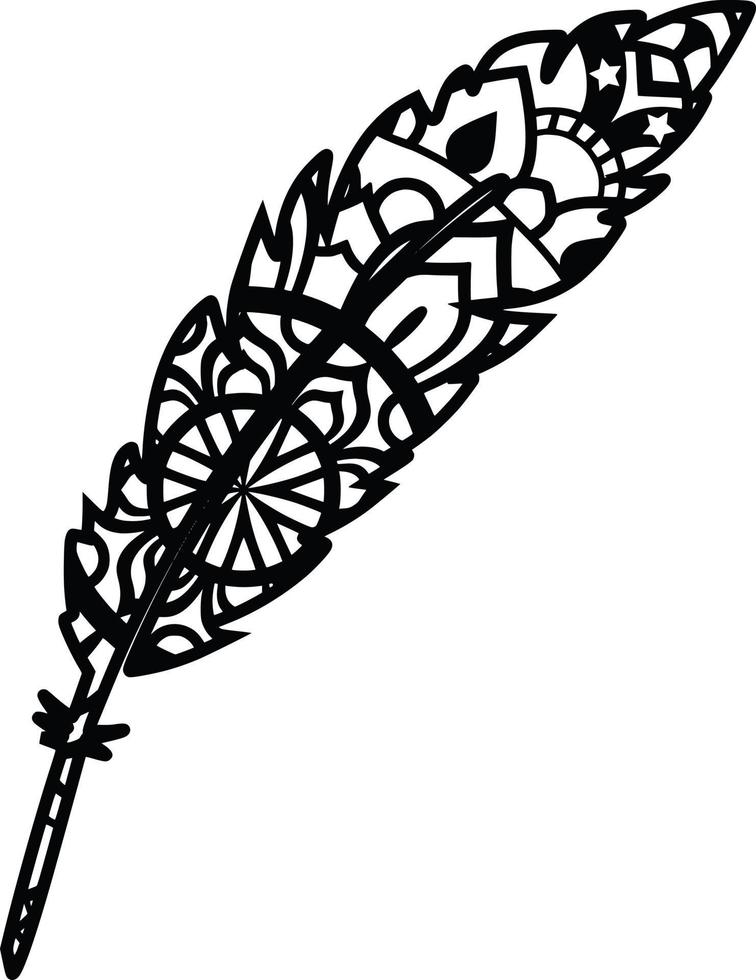 Mandala Print Background vector
