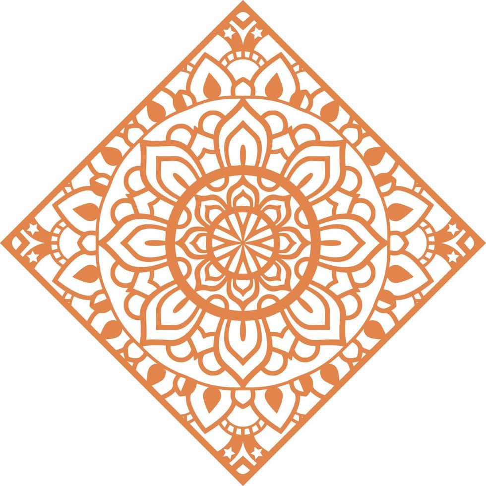 Mandala Print Background vector