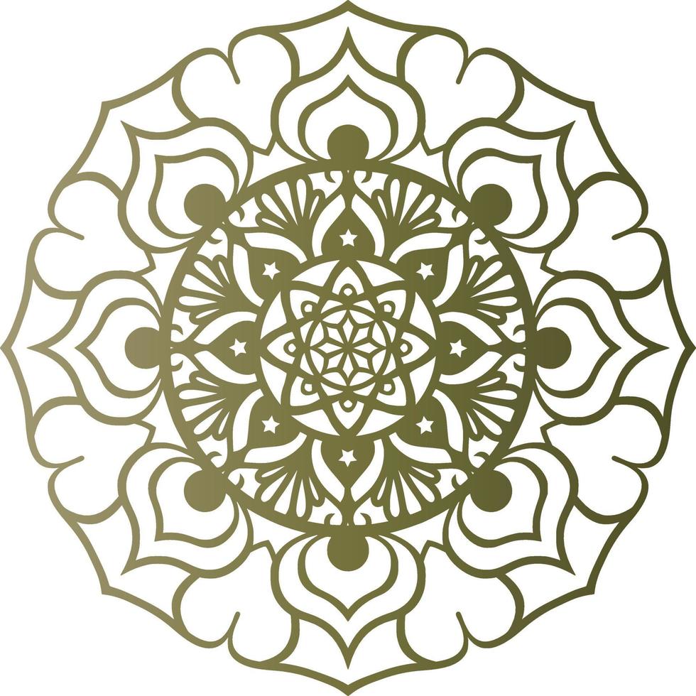 Mandala Print Background vector