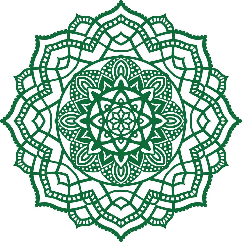 Mandala Print Background vector