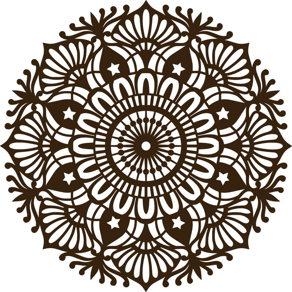 fondo estampado mandala vector