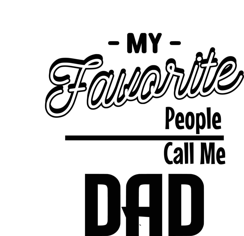 Dad Father Print vector