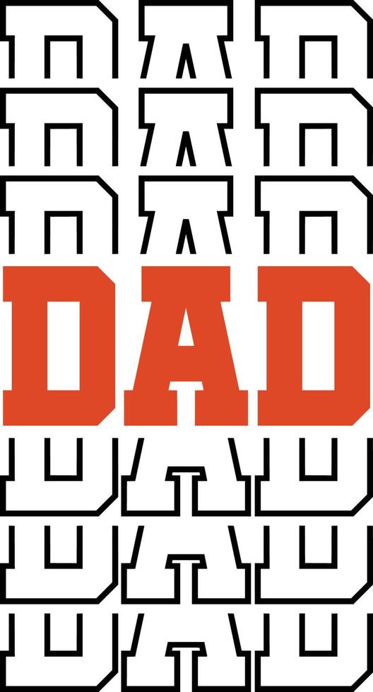 Dad Mug Design vector
