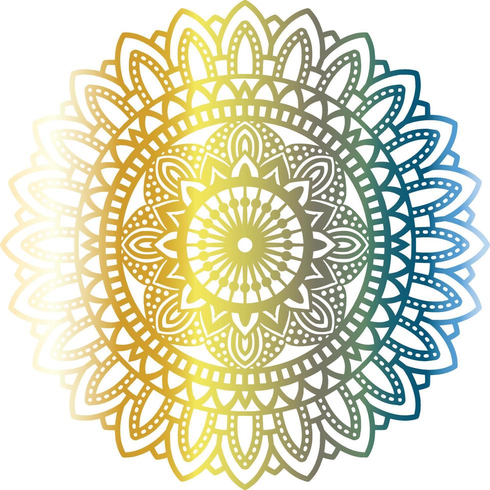 Mandala Print Background vector