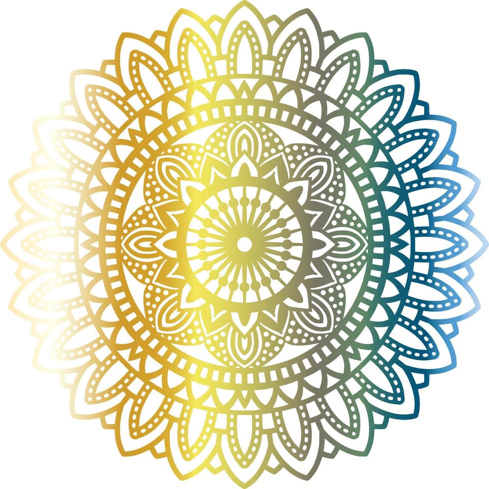 Mandala Print Background vector