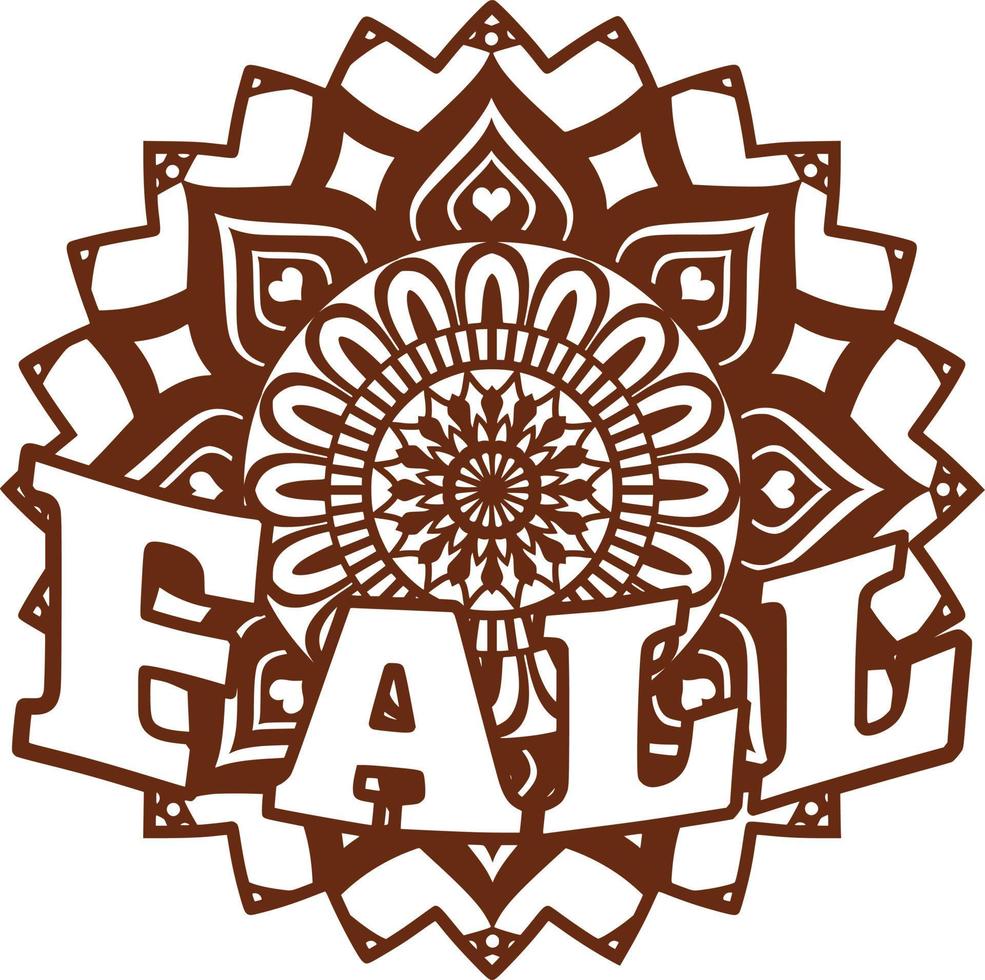 Mandala Ptrint Background vector